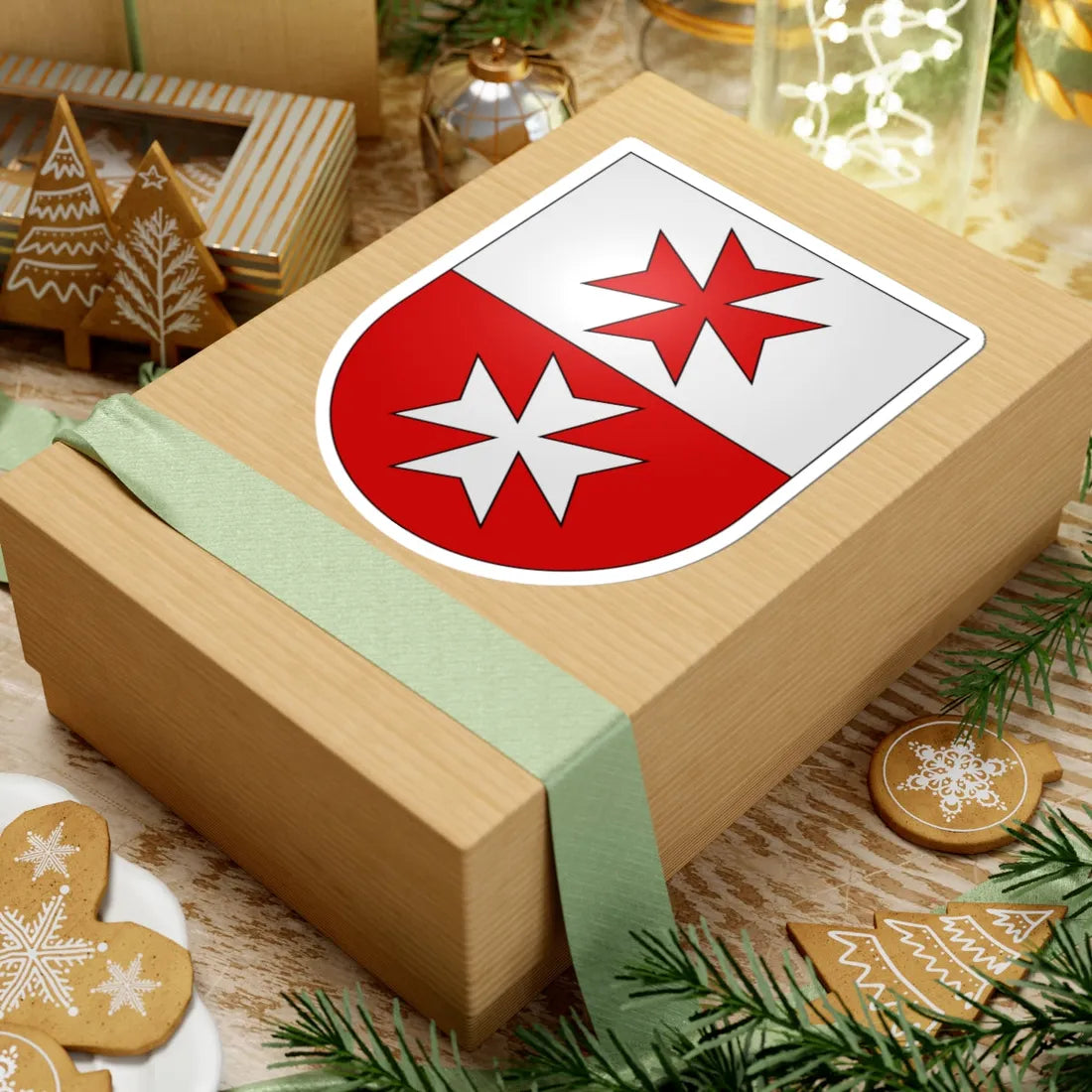 La Chaux-coat of arms (Switzerland) (Coat of Arms) STICKER Vinyl Kiss-Cut Decal - The Sticker Space