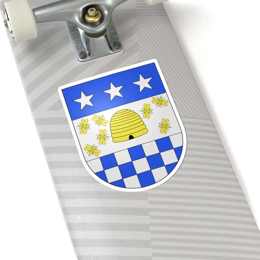 La Chaux-de-Fonds-coat of arms (Switzerland) (Coat of Arms) STICKER Vinyl Kiss-Cut Decal - The Sticker Space