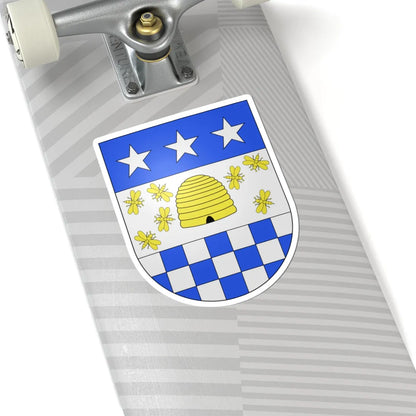 La Chaux-de-Fonds-coat of arms (Switzerland) (Coat of Arms) STICKER Vinyl Kiss-Cut Decal - The Sticker Space