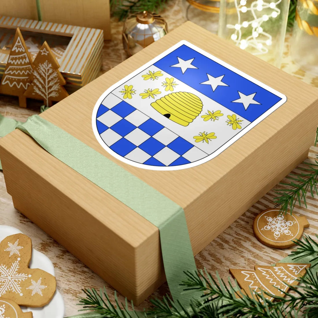 La Chaux-de-Fonds-coat of arms (Switzerland) (Coat of Arms) STICKER Vinyl Kiss-Cut Decal - The Sticker Space