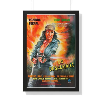 La desalmada 1994 - Framed Movie Poster 20" x 30" Black - The Sticker Space