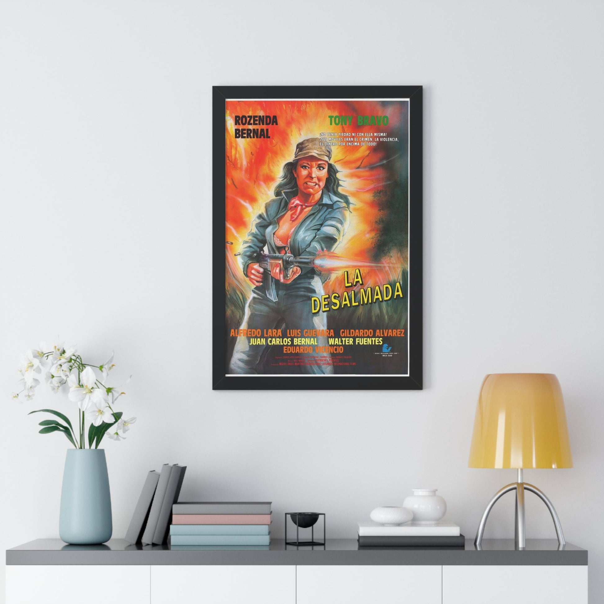 La desalmada 1994 - Framed Movie Poster-The Sticker Space