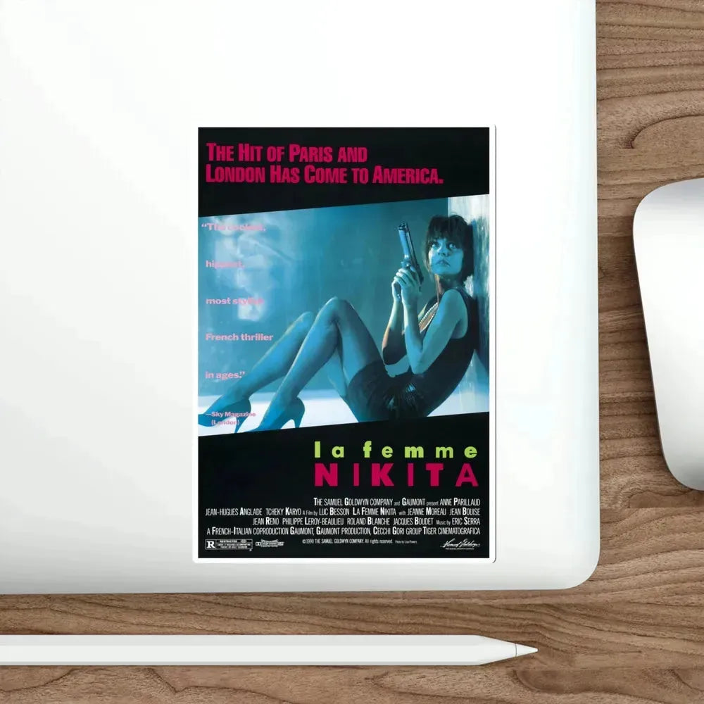 La Femme Nikita 1991 Movie Poster STICKER Vinyl Die-Cut Decal - The Sticker Space