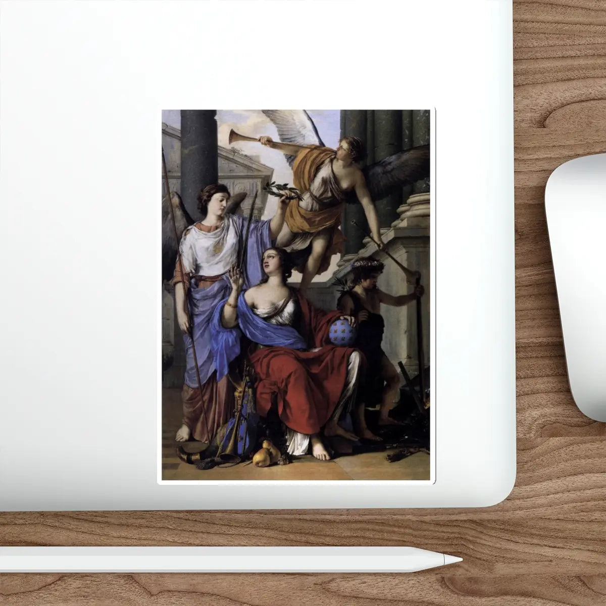 SKU:11109360858643393252 Sticker types:White Shape:Die-Cut Sizes:6" × 6"