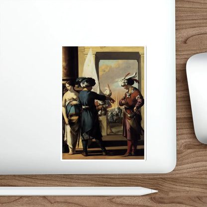 SKU:11817023745926829474 Sticker types:White Shape:Die-Cut Sizes:5" × 5"