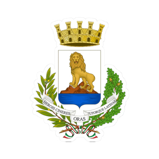 La Maddalena-Stemma (Italy) (Coat of Arms) STICKER Vinyl Kiss-Cut Decal 2 Inch White - The Sticker Space