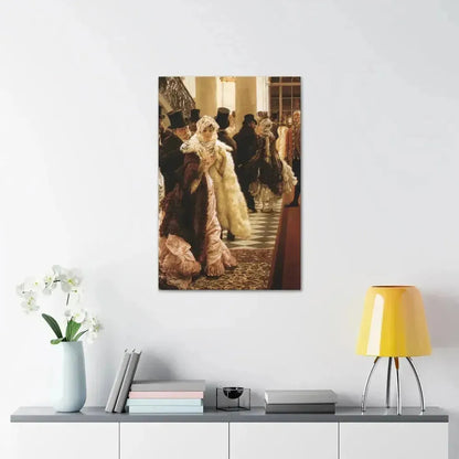 La Mondaine (The Woman of Fashion), by James Tissot - Canvas Wall Art - The Sticker Space
