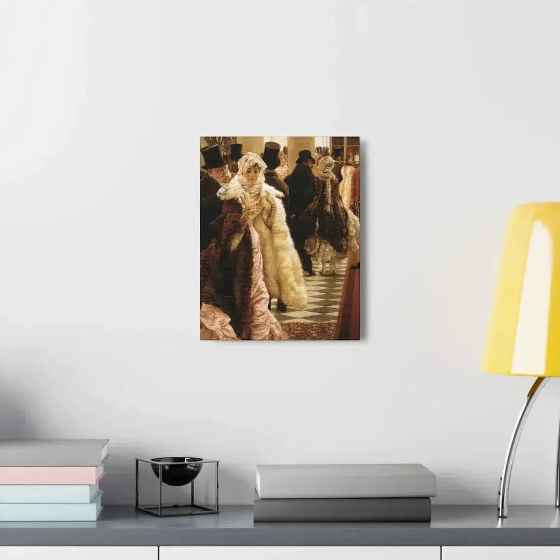 La Mondaine (The Woman of Fashion), by James Tissot - Canvas Wall Art - The Sticker Space