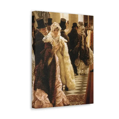 La Mondaine (The Woman of Fashion), by James Tissot - Canvas Wall Art - The Sticker Space