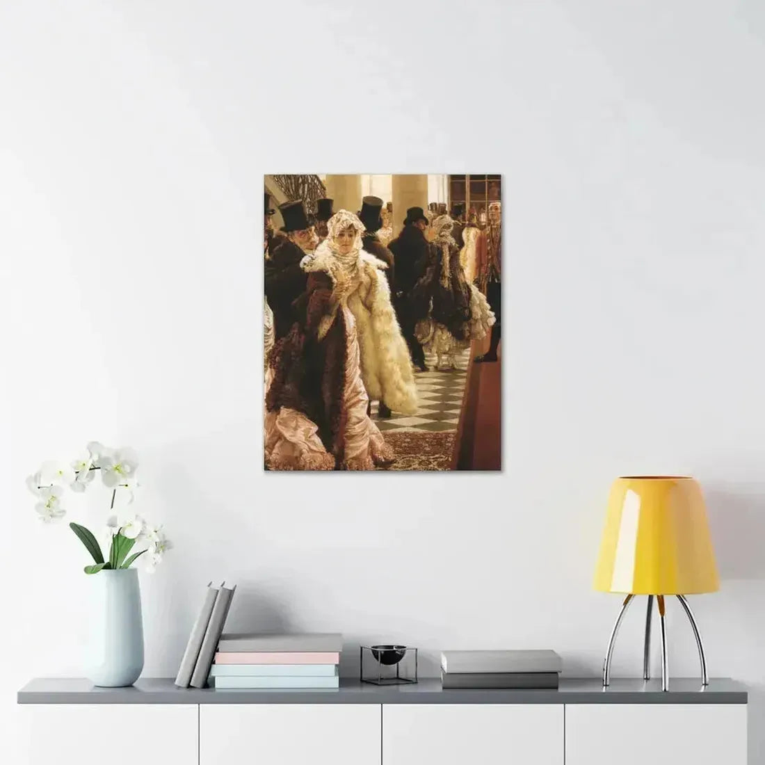 La Mondaine (The Woman of Fashion), by James Tissot - Canvas Wall Art - The Sticker Space
