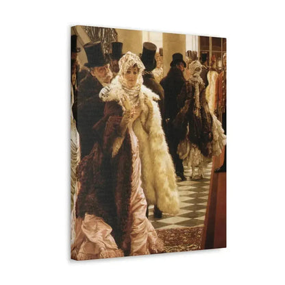 La Mondaine (The Woman of Fashion), by James Tissot - Canvas Wall Art - The Sticker Space