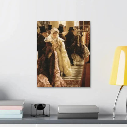 La Mondaine (The Woman of Fashion), by James Tissot - Canvas Wall Art - The Sticker Space