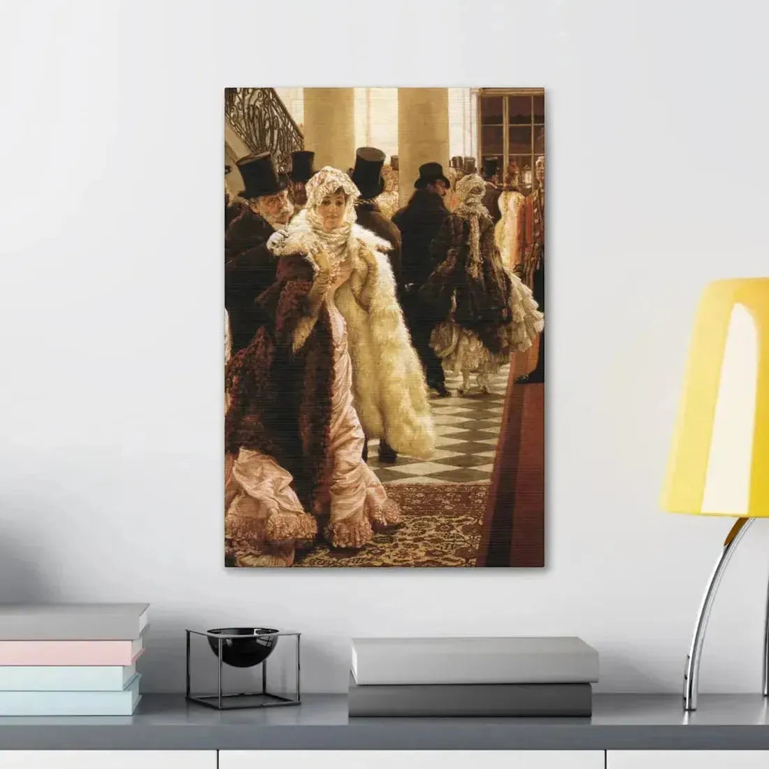 La Mondaine (The Woman of Fashion), by James Tissot - Canvas Wall Art - The Sticker Space