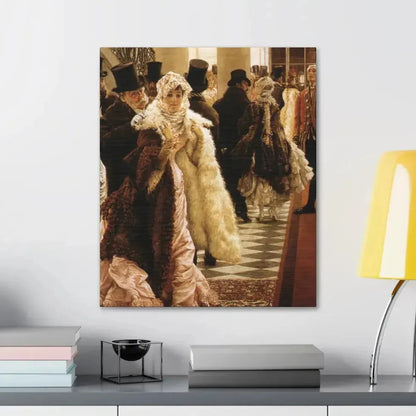 La Mondaine (The Woman of Fashion), by James Tissot - Canvas Wall Art - The Sticker Space