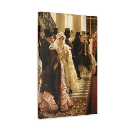 La Mondaine (The Woman of Fashion), by James Tissot - Canvas Wall Art - The Sticker Space