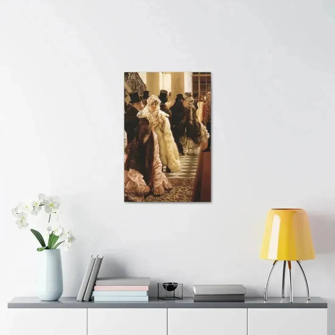 La Mondaine (The Woman of Fashion), by James Tissot - Canvas Wall Art - The Sticker Space