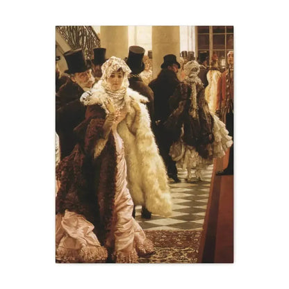 La Mondaine (The Woman of Fashion), by James Tissot - Canvas Wall Art - The Sticker Space