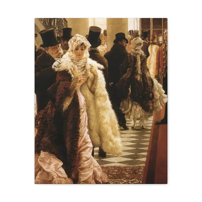 La Mondaine (The Woman of Fashion), by James Tissot - Canvas Wall Art - The Sticker Space