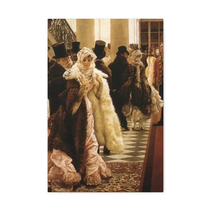 La Mondaine (The Woman of Fashion), by James Tissot - Canvas Wall Art - The Sticker Space