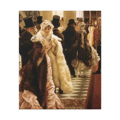 La Mondaine (The Woman of Fashion), by James Tissot - Canvas Wall Art - The Sticker Space