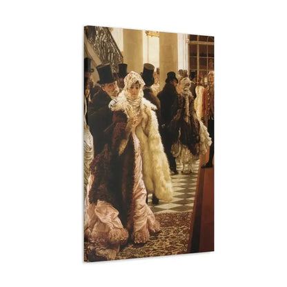 La Mondaine (The Woman of Fashion), by James Tissot - Canvas Wall Art - The Sticker Space