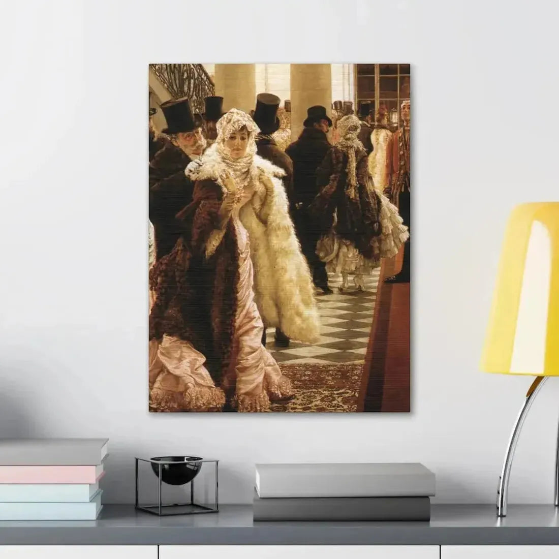 La Mondaine (The Woman of Fashion), by James Tissot - Canvas Wall Art - The Sticker Space