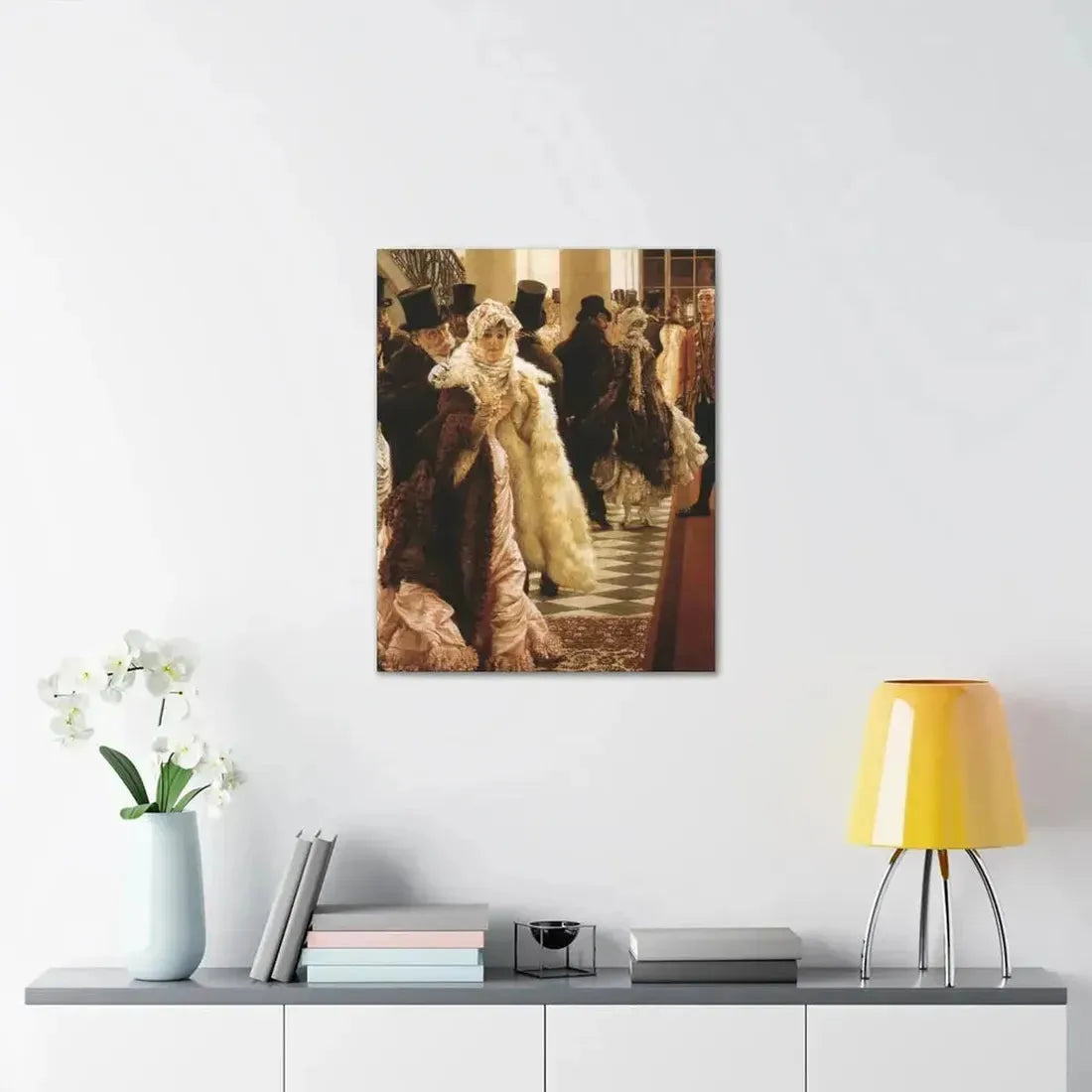 La Mondaine (The Woman of Fashion), by James Tissot - Canvas Wall Art - The Sticker Space