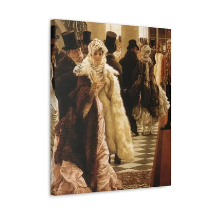 La Mondaine (The Woman of Fashion), by James Tissot - Canvas Wall Art - The Sticker Space