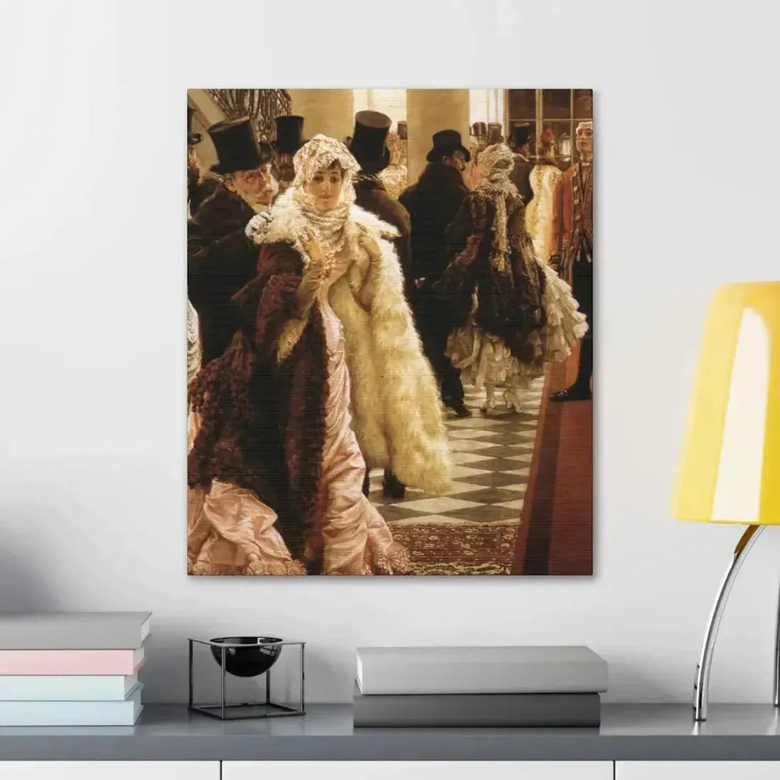 La Mondaine (The Woman of Fashion), by James Tissot - Canvas Wall Art - The Sticker Space
