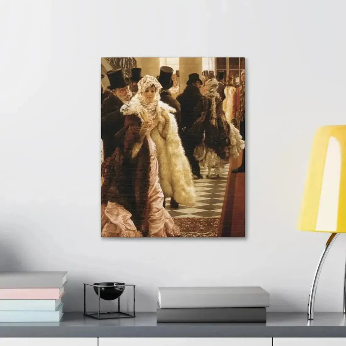 La Mondaine (The Woman of Fashion), by James Tissot - Canvas Wall Art - The Sticker Space
