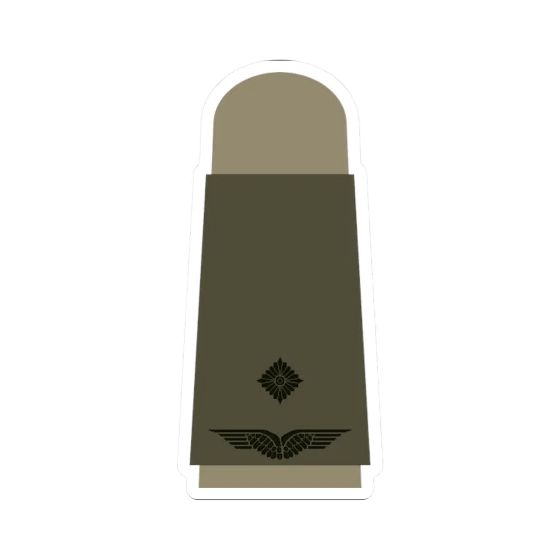 LA OS3 41 Leutnant (Military Rank) STICKER Vinyl Kiss-Cut Decal 2 Inch White - The Sticker Space