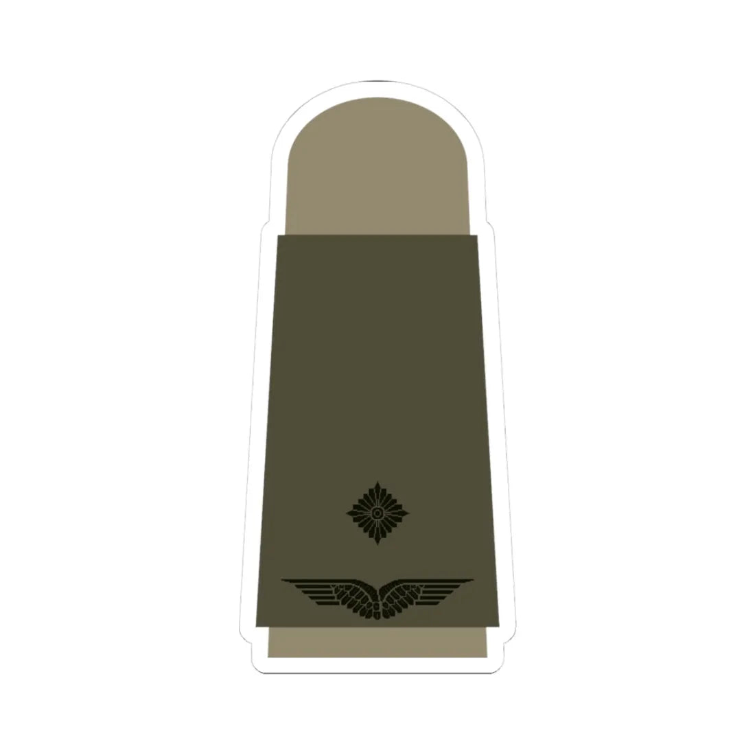 LA OS3 41 Leutnant (Military Rank) STICKER Vinyl Kiss-Cut Decal 3 Inch White - The Sticker Space