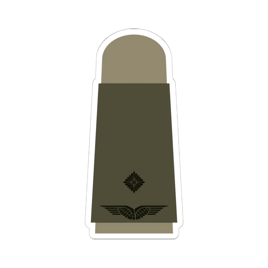 LA OS3 41 Leutnant (Military Rank) STICKER Vinyl Kiss-Cut Decal 6 Inch White - The Sticker Space