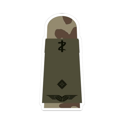 LA OS3 41 Leutnant SanOA ZM L (Military Rank) STICKER Vinyl Kiss-Cut Decal 3 Inch White - The Sticker Space