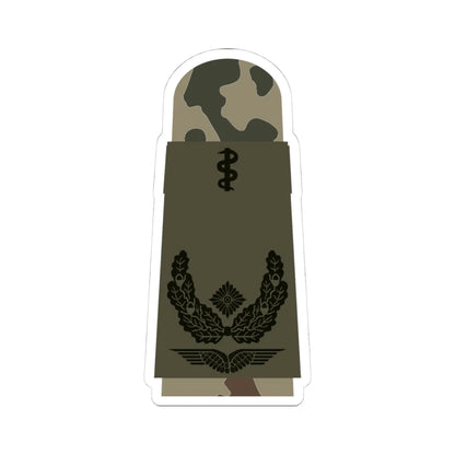 LA OS3 51b Oberstabsarzt HM L (Military Rank) STICKER Vinyl Kiss-Cut Decal 4 Inch White - The Sticker Space