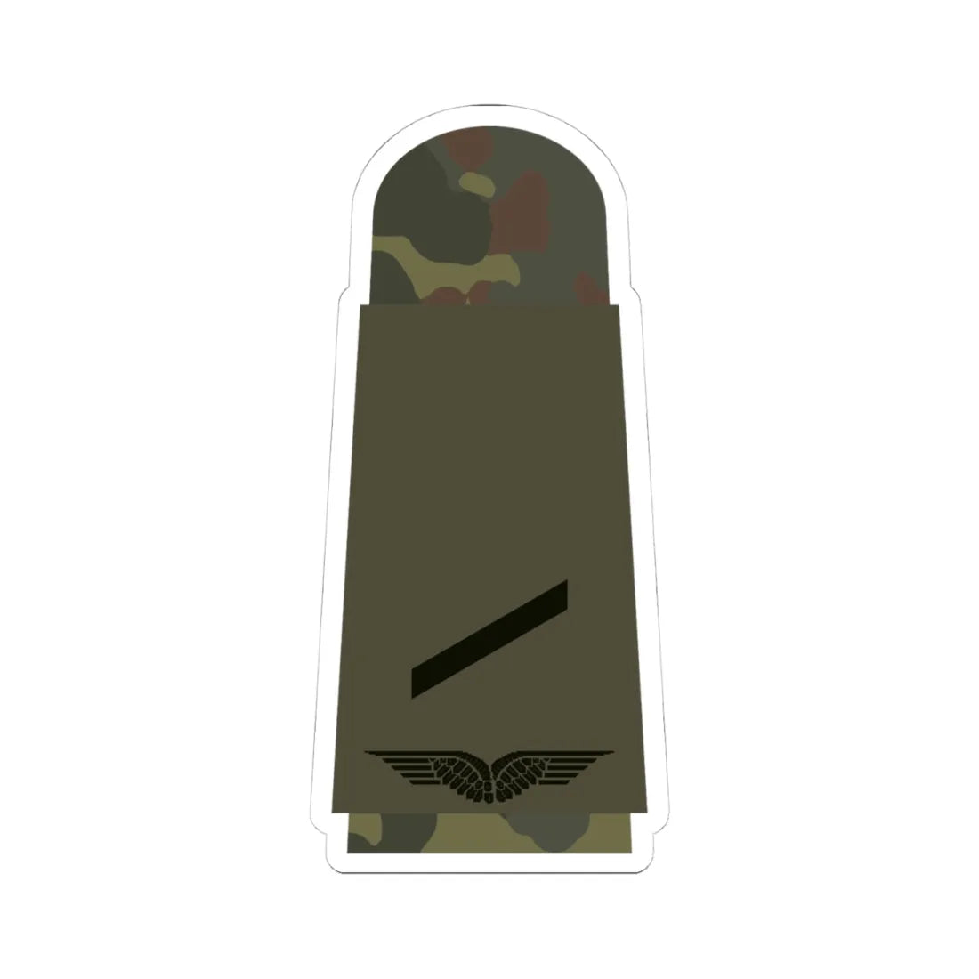 LA OS5 12 Gefreiter L (Military Rank) STICKER Vinyl Kiss-Cut Decal 4 Inch White - The Sticker Space