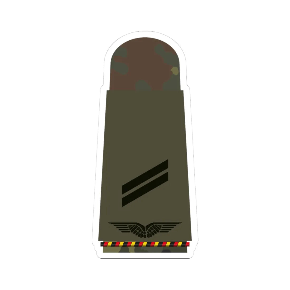 LA OS5 13 Obergefreiter d.R. L (Military Rank) STICKER Vinyl Kiss-Cut Decal 3 Inch White - The Sticker Space