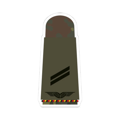 LA OS5 13 Obergefreiter d.R. L (Military Rank) STICKER Vinyl Kiss-Cut Decal 4 Inch White - The Sticker Space