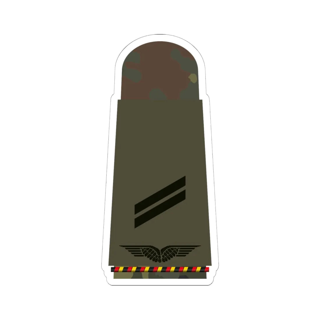 LA OS5 13 Obergefreiter d.R. L (Military Rank) STICKER Vinyl Kiss-Cut Decal 6 Inch White - The Sticker Space