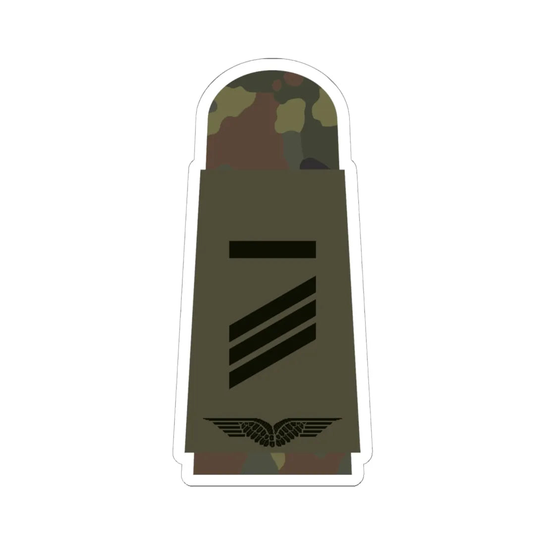 LA OS5 14 Hauptgefreiter UA L (Military Rank) STICKER Vinyl Kiss-Cut Decal 6 Inch White - The Sticker Space