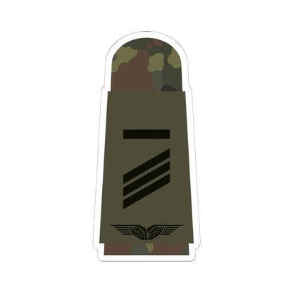 LA OS5 14 Hauptgefreiter UA L (Military Rank) STICKER Vinyl Kiss-Cut Decal 6 Inch White - The Sticker Space