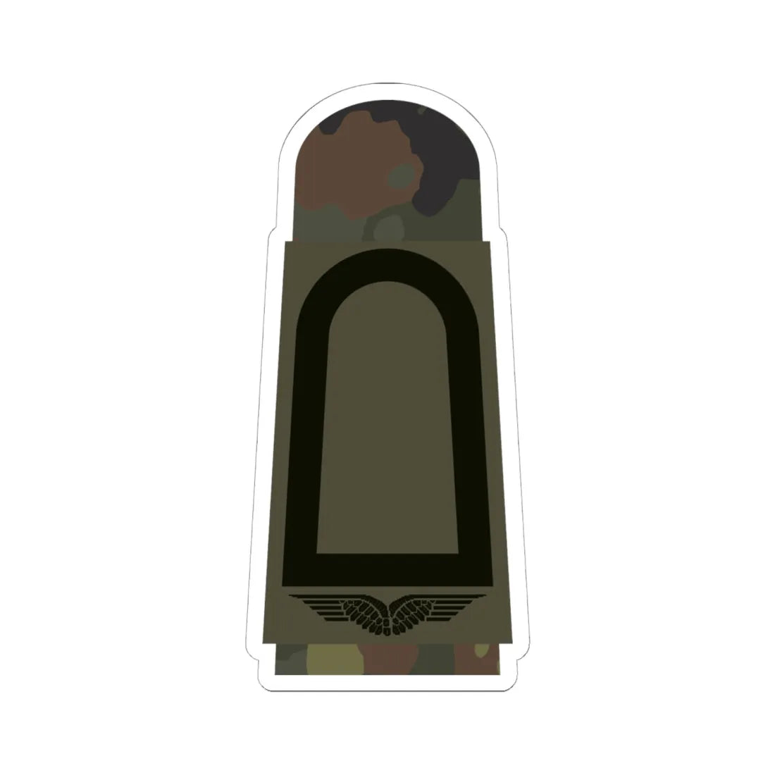 LA OS5 22 Stabsunteroffizier (Military Rank) STICKER Vinyl Kiss-Cut Decal 6 Inch White - The Sticker Space