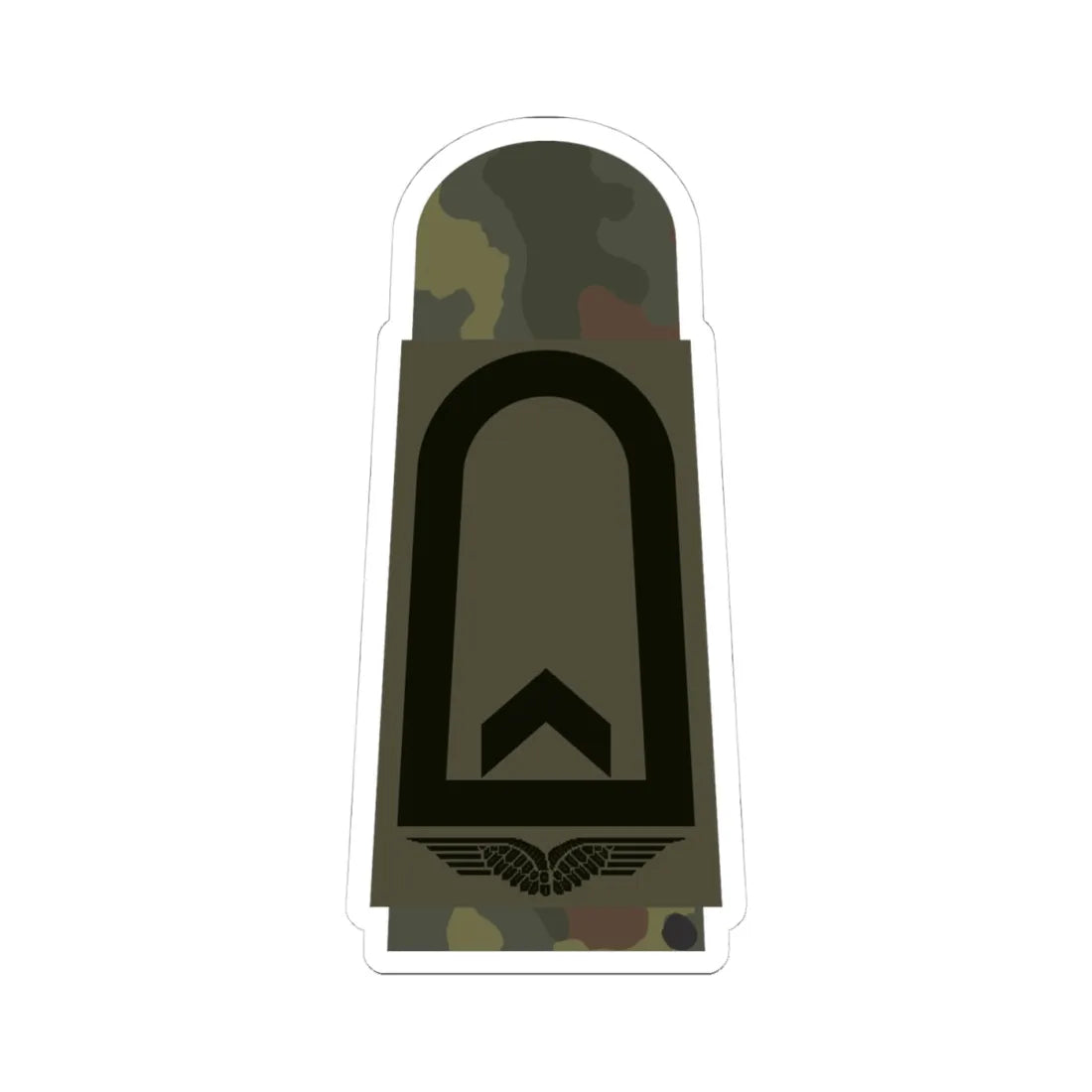 LA OS5 31 Feldwebel (Military Rank) STICKER Vinyl Kiss-Cut Decal 4 Inch White - The Sticker Space
