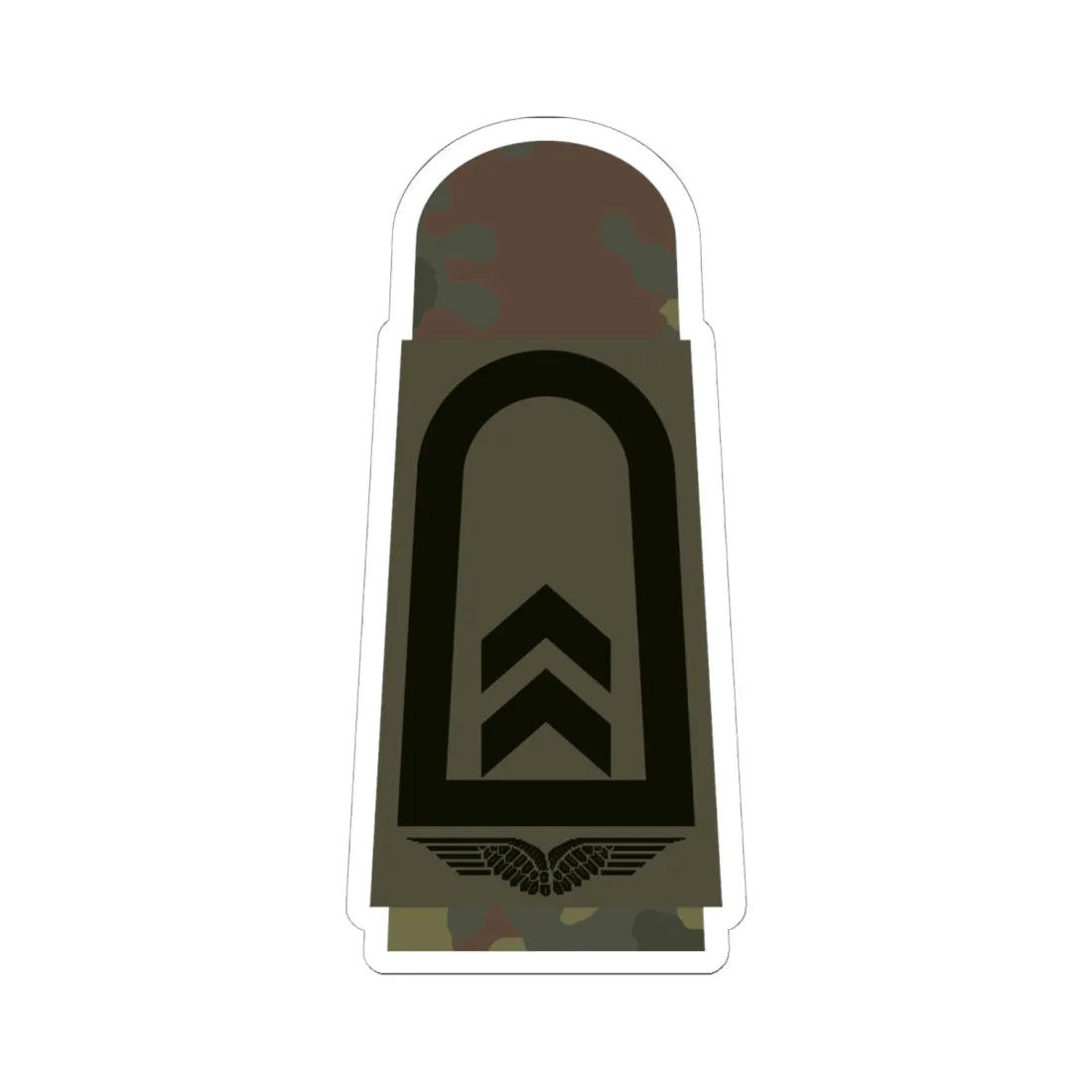 LA OS5 32 Oberfeldwebel (Military Rank) STICKER Vinyl Kiss-Cut Decal 6 Inch White - The Sticker Space