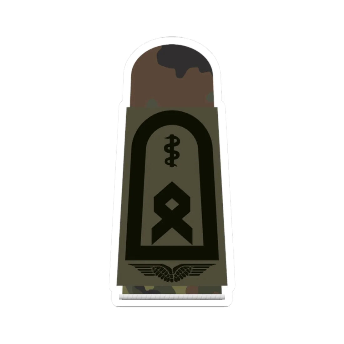 LA OS5 33a Oberfähnrich SanOA HMx L (Military Rank) STICKER Vinyl Kiss-Cut Decal 2 Inch White - The Sticker Space