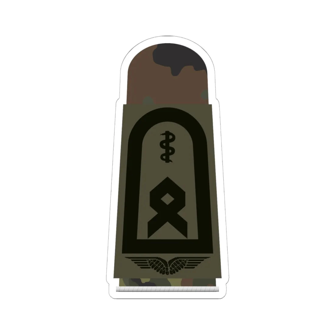 LA OS5 33a Oberfähnrich SanOA HMx L (Military Rank) STICKER Vinyl Kiss-Cut Decal 6 Inch White - The Sticker Space