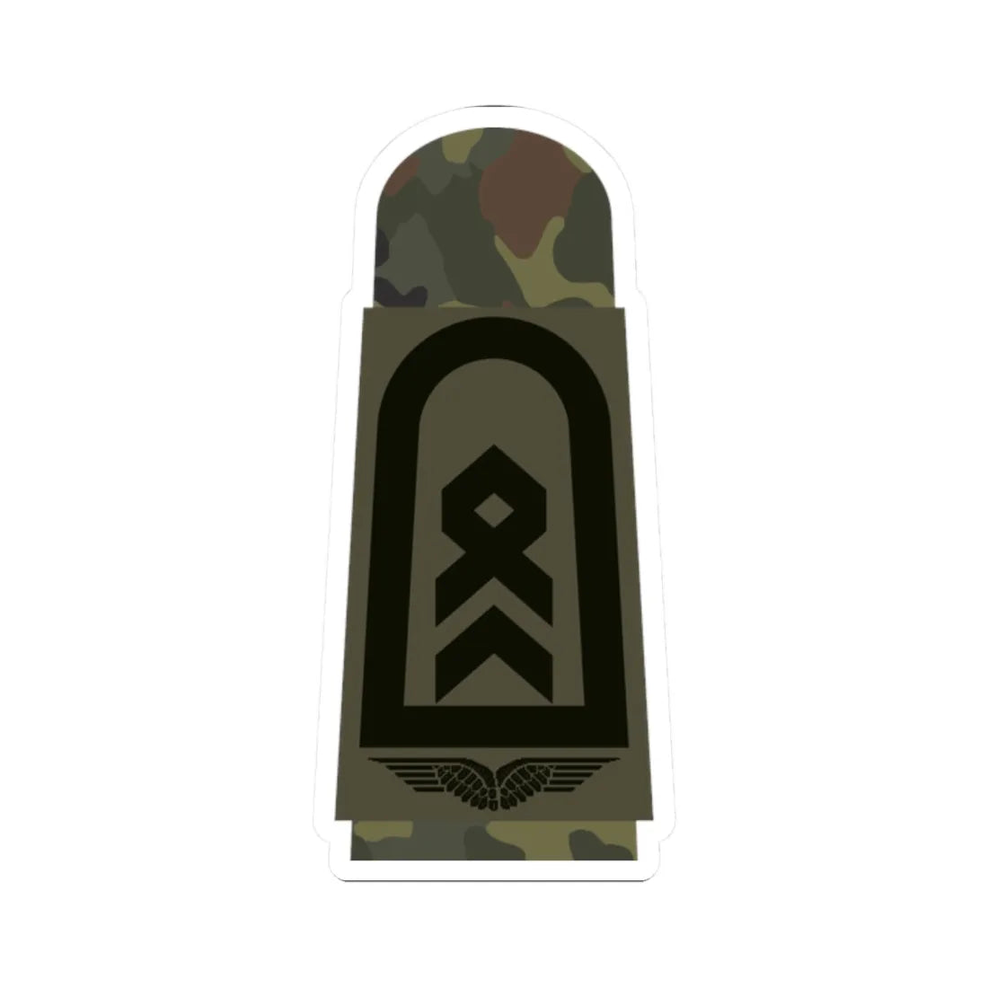 LA OS5 34 Stabsfeldwebel (Military Rank) STICKER Vinyl Kiss-Cut Decal 2 Inch White - The Sticker Space