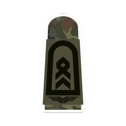 LA OS5 34 Stabsfeldwebel (Military Rank) STICKER Vinyl Kiss-Cut Decal 2 Inch White - The Sticker Space