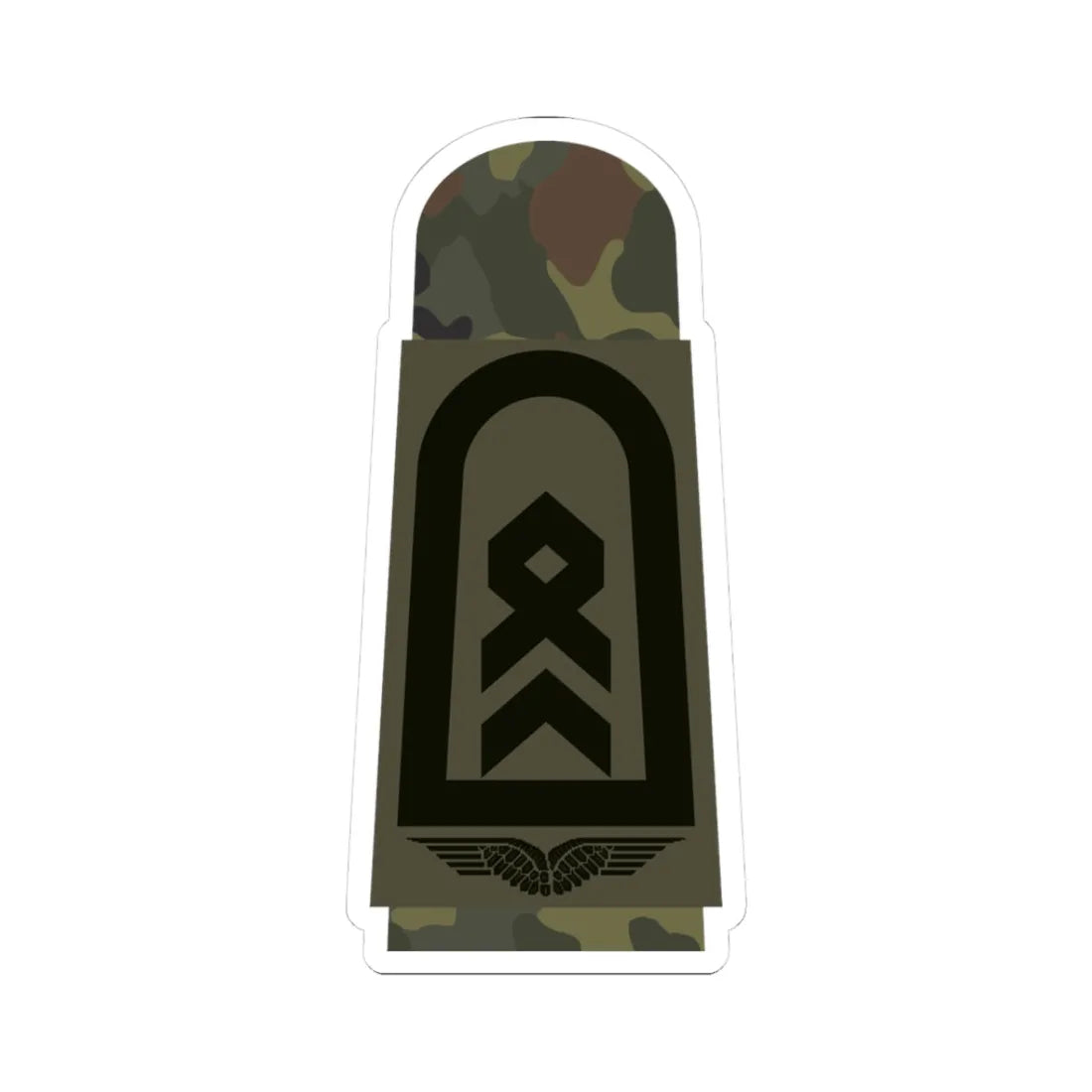 LA OS5 34 Stabsfeldwebel (Military Rank) STICKER Vinyl Kiss-Cut Decal 3 Inch White - The Sticker Space