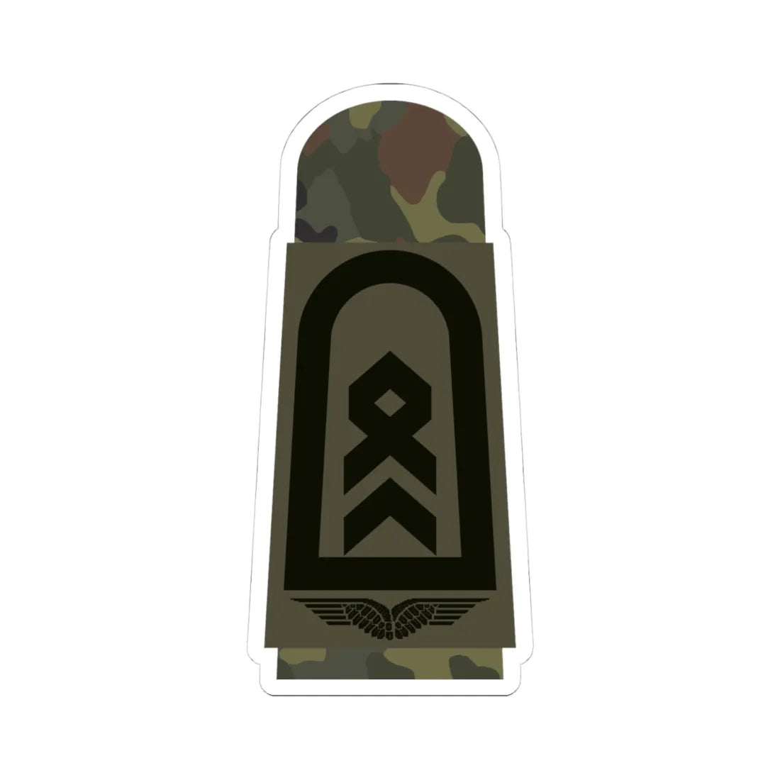 LA OS5 34 Stabsfeldwebel (Military Rank) STICKER Vinyl Kiss-Cut Decal 4 Inch White - The Sticker Space